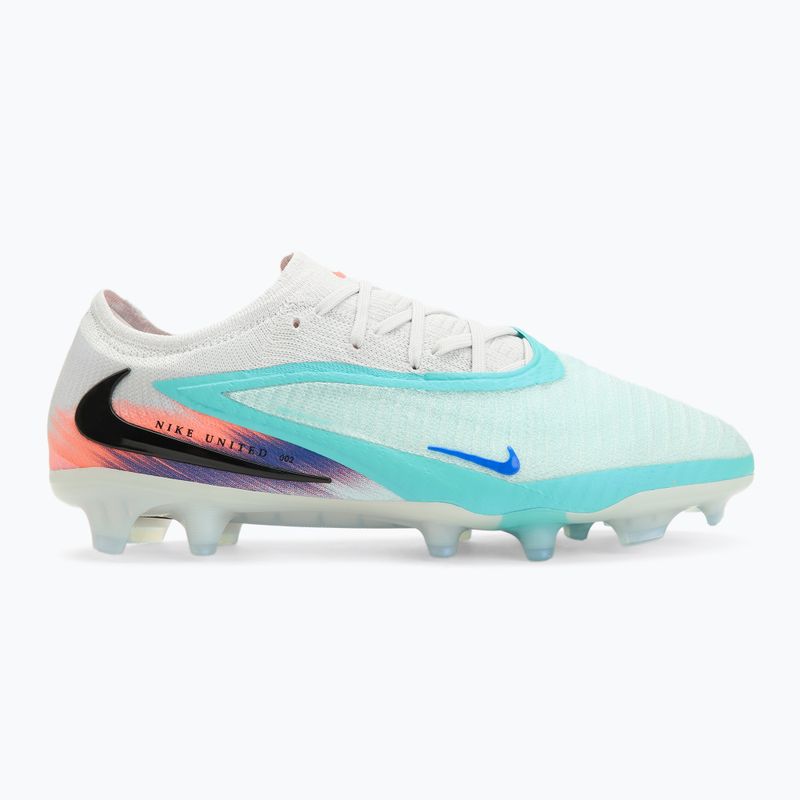 Scarpe da calcio uomo Nike United Phantom 6 Low Elite FG pistachio frost/hyper orange 2