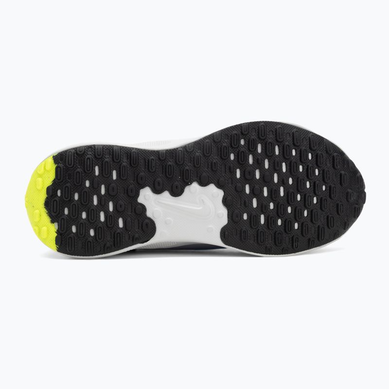 Nike Revolution 7 scarpe da bambino cemento grigio/università blu/carbonio chiaro 4