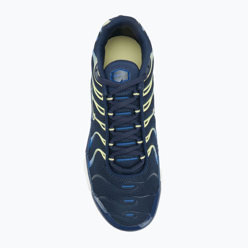 Scarpe da bambino Nike Air Max Plus midnight navy/soft yellow/midnight navy 5