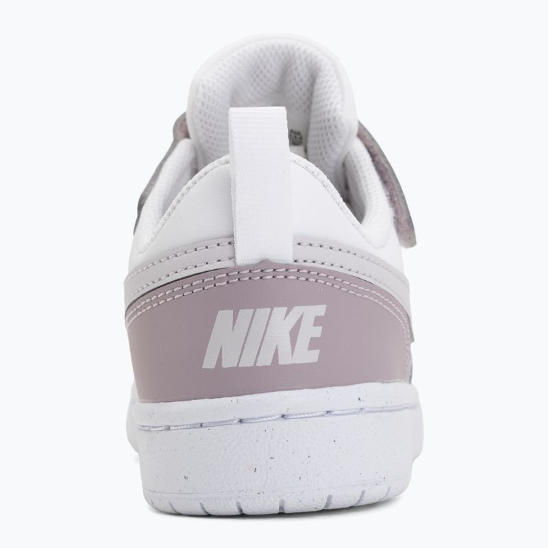 Scarpe per bambini Nike Court Borough Low Recraft white/plum fog/white/venice 6