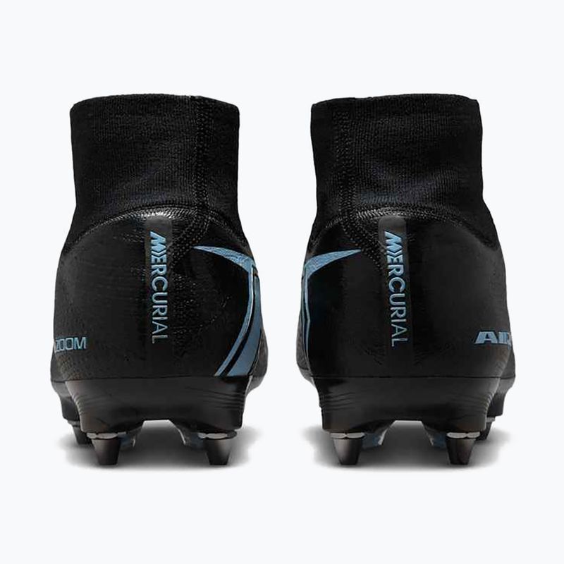 Scarpe da calcio uomo Nike Mercurial Superfly 10 Elite SG-Pro nero/blu ghiaccio 8