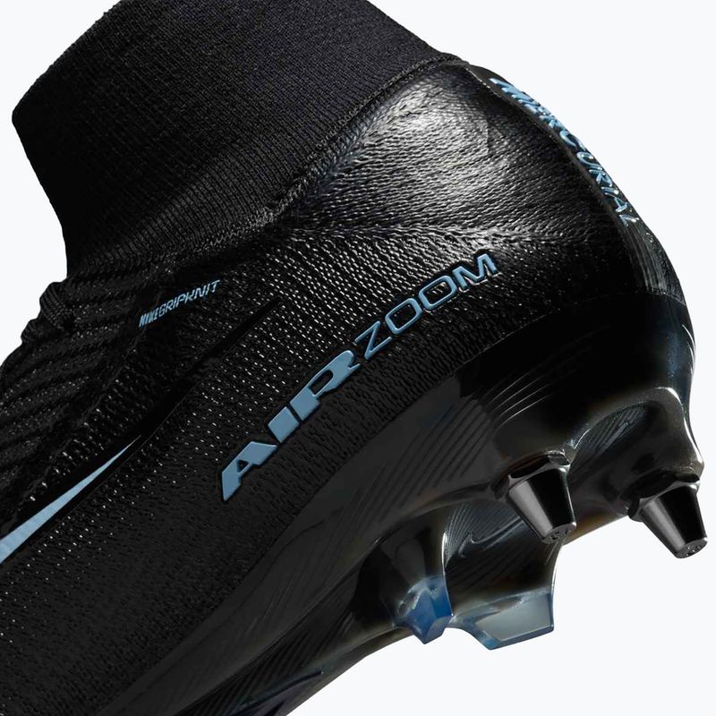 Scarpe da calcio uomo Nike Mercurial Superfly 10 Elite SG-Pro nero/blu ghiaccio 11