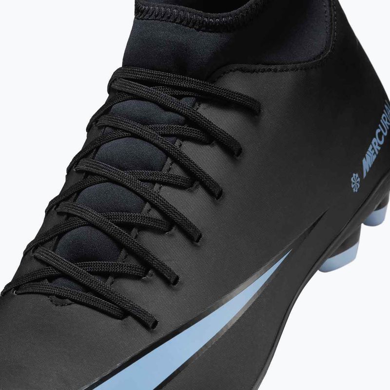Scarpe da calcio uomo Nike Mercurial Superfly 10 Club FG/MG nero/blu ghiaccio 6