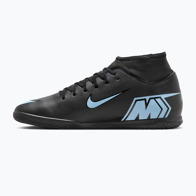 Scarpe da calcio da uomo Nike Mercurial Superfly 10 Club IC nero/blu ghiaccio 9