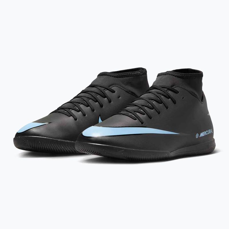 Scarpe da calcio da uomo Nike Mercurial Superfly 10 Club IC nero/blu ghiaccio 10