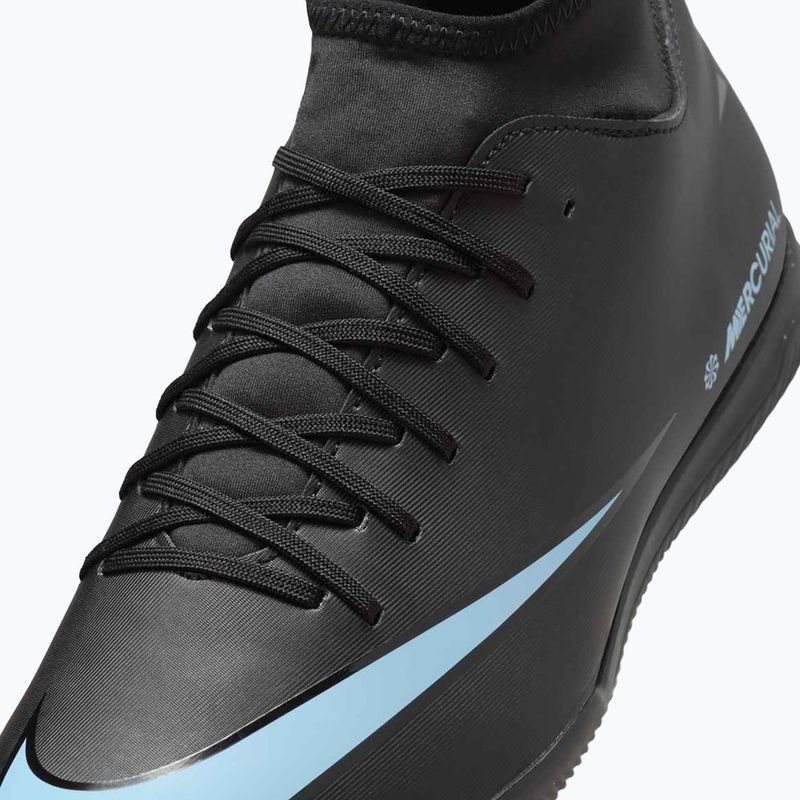 Scarpe da calcio da uomo Nike Mercurial Superfly 10 Club IC nero/blu ghiaccio 14