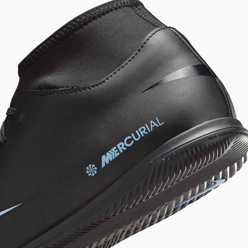 Scarpe da calcio da uomo Nike Mercurial Superfly 10 Club IC nero/blu ghiaccio 15