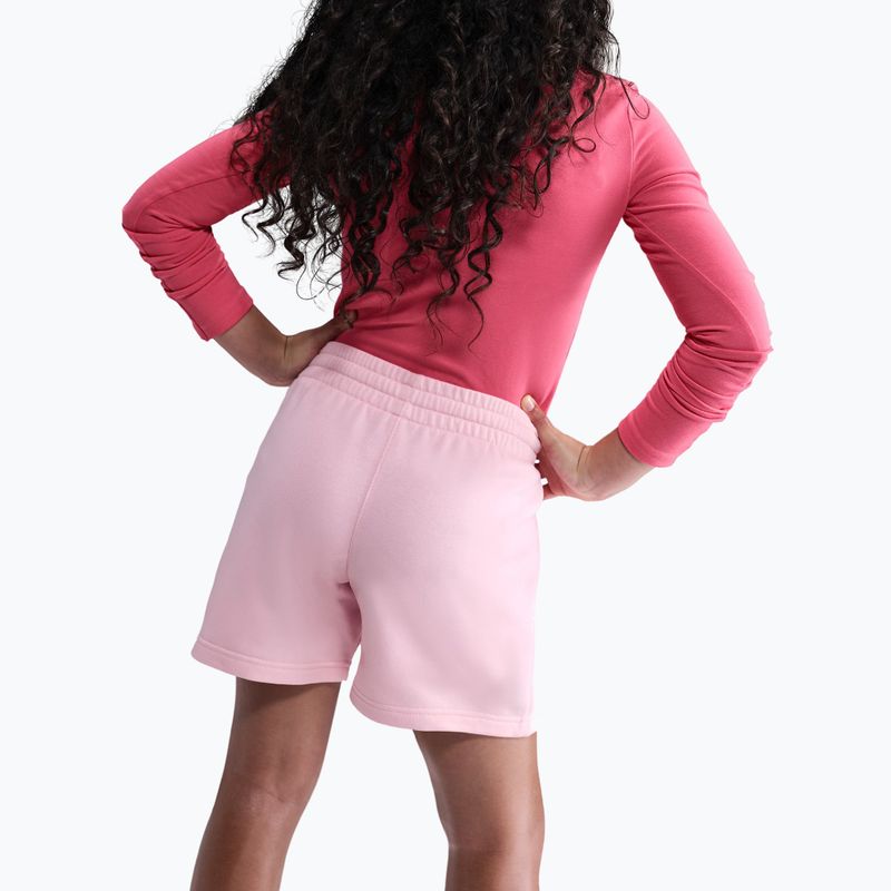 Pantaloncini da bambino Nike Sportswear Club Fleece med soft pink/med soft pink/white 5