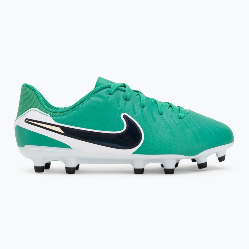Nike Tiempo Legend 10 Academy LV8 FG/MG scarpe da calcio da bambino verde stadio/ossidiana scura 2