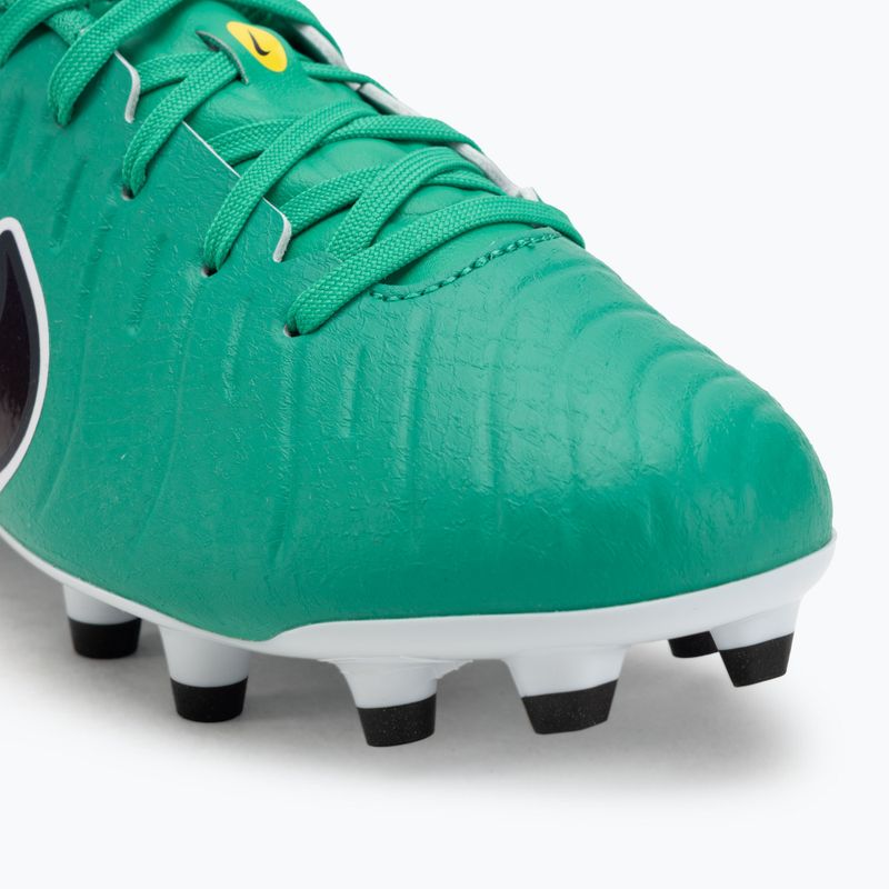 Nike Tiempo Legend 10 Academy LV8 FG/MG scarpe da calcio da bambino verde stadio/ossidiana scura 7