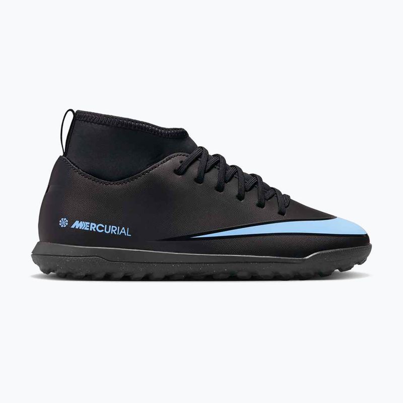 Scarpe da calcio per bambini Nike Mercurial Superfly 10 Club TF nero/nero 8