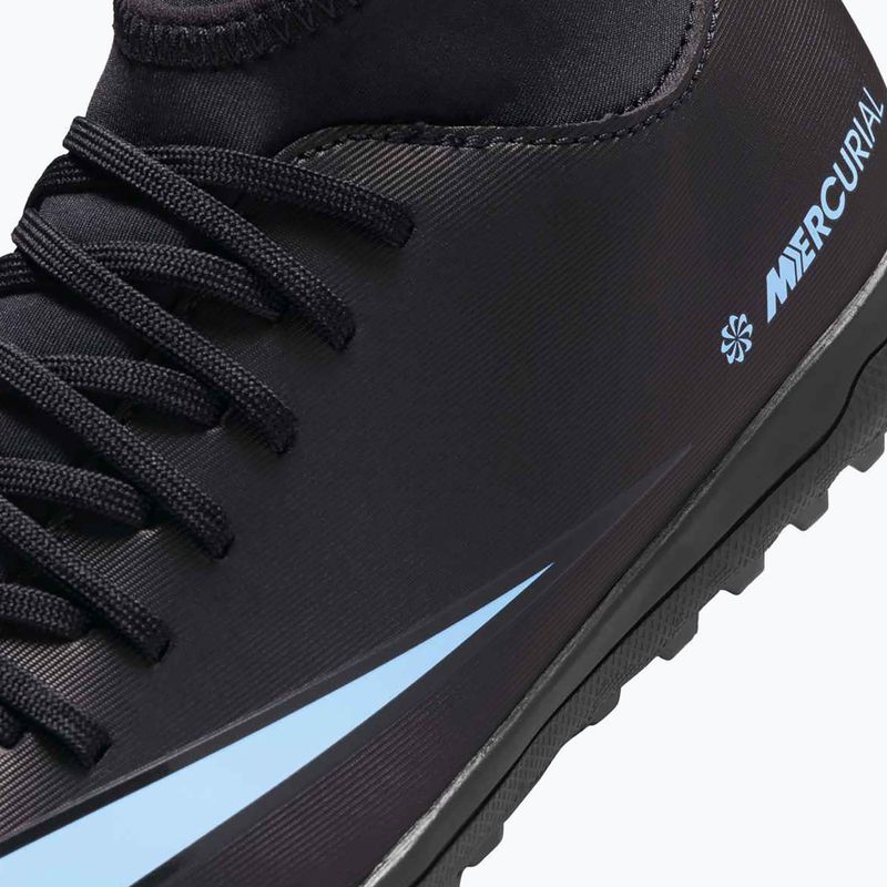 Scarpe da calcio per bambini Nike Mercurial Superfly 10 Club TF nero/nero 14