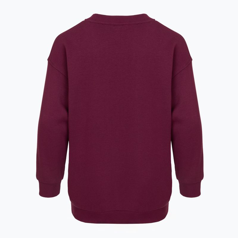 Felpa per bambini Nike Sportswear Club Fleece burgundy/white 2