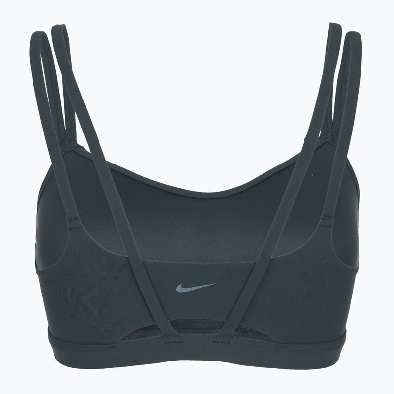 Reggiseno sportivo Nike Zenvy Strappy seaweed/white 7