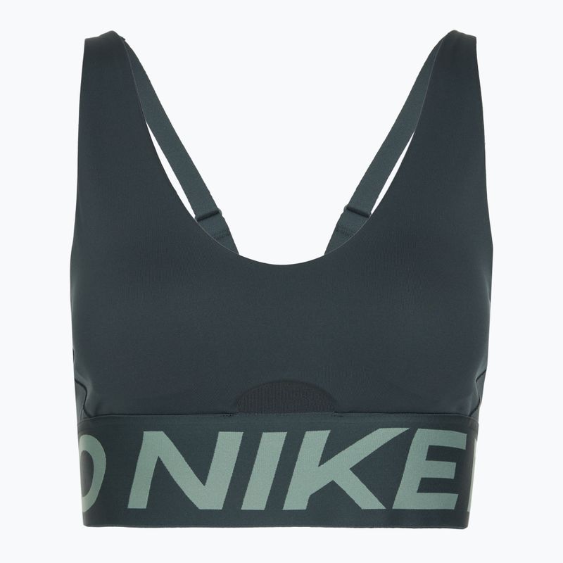Reggiseno sportivo Nike Pro Indy Plunge seaweed/clay green/white 6