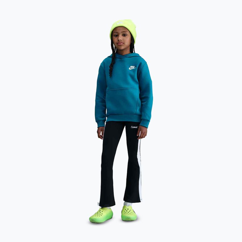 Felpa per bambini Nike Sportswear Club Fleece Green Abyss/White 3