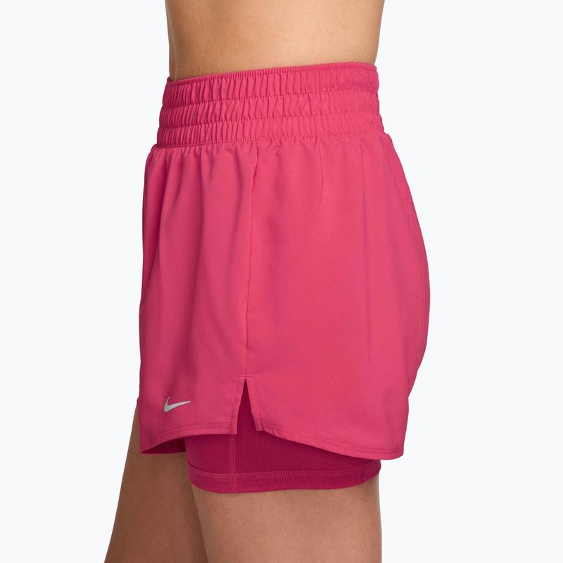 Pantaloncini donna Nike One Dri-Fit High-Waisted 3" 2In1 rush pink 4
