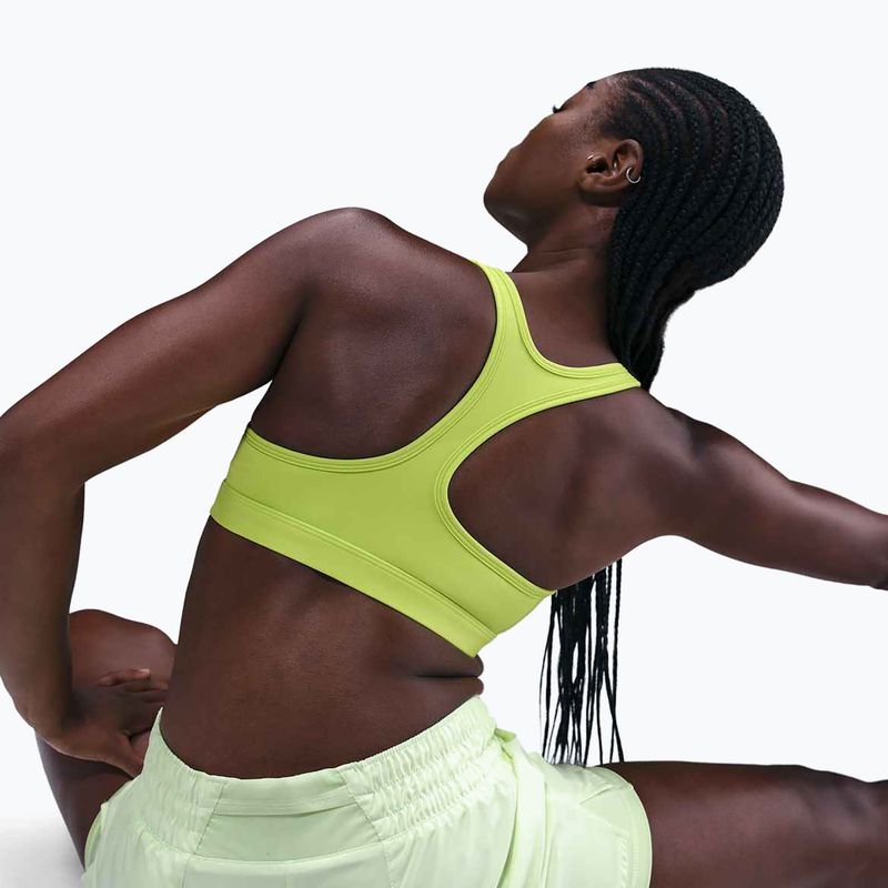 Reggiseno sportivo Nike Swoosh Light Support cyber/white 5