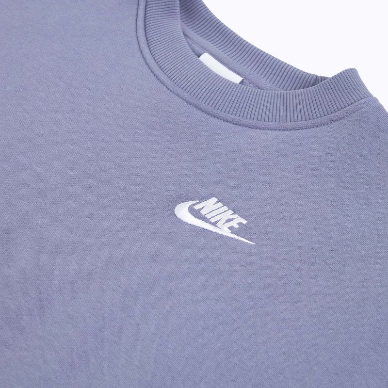 Felpa bambino Nike Sportswear Club Fleece world indigo/white 3