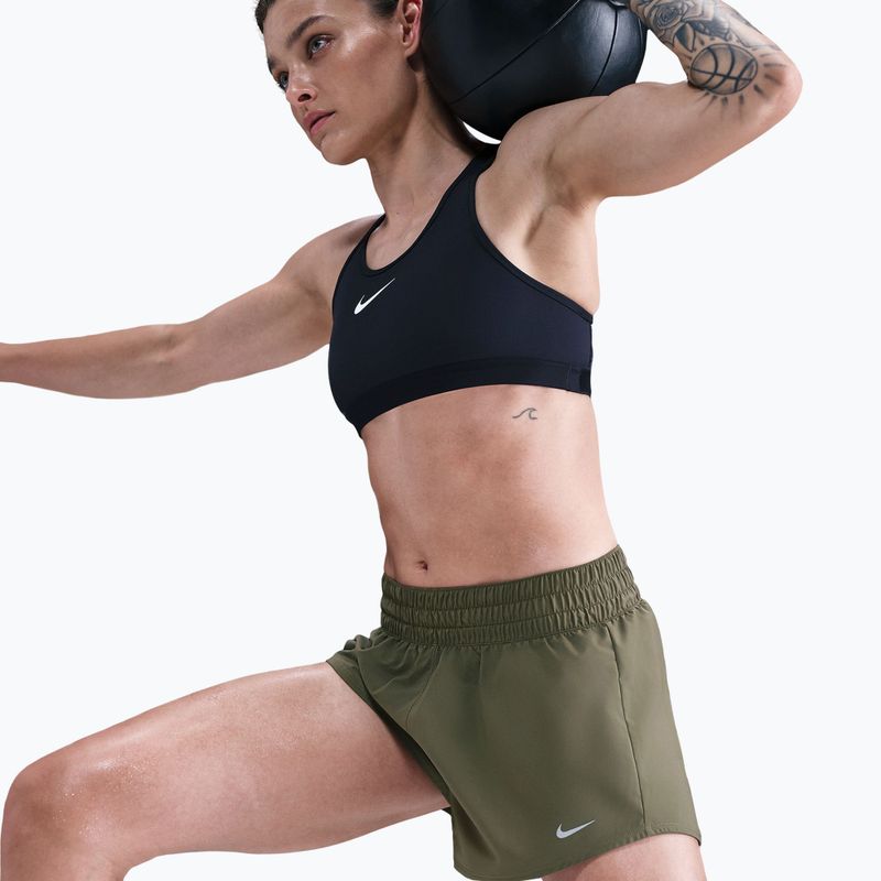 Pantaloncini da donna Nike One Dri-Fit 3" medium olive 4