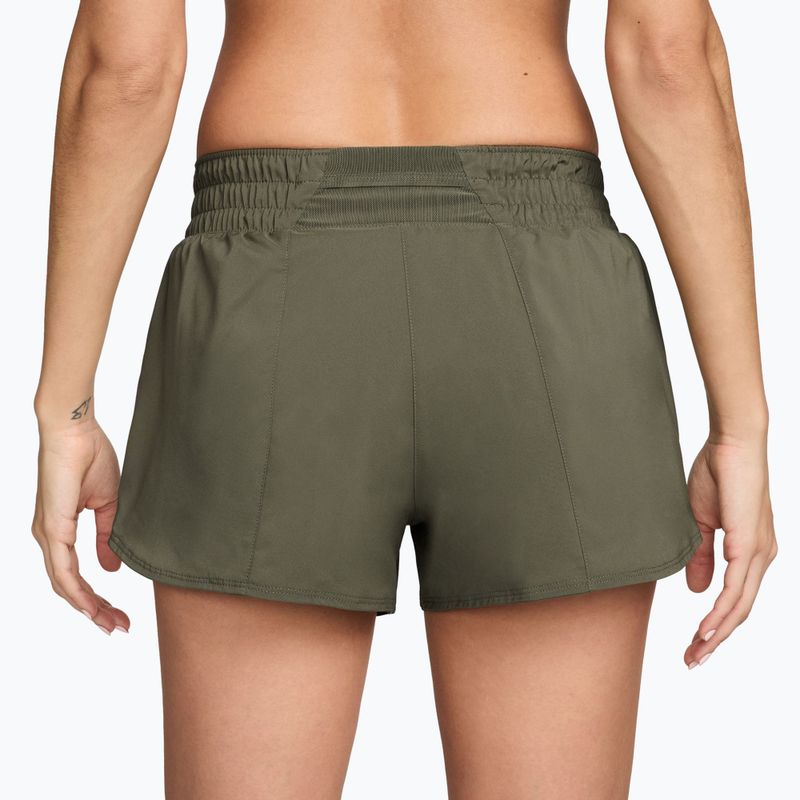 Pantaloncini da donna Nike One Dri-Fit 3" medium olive 6