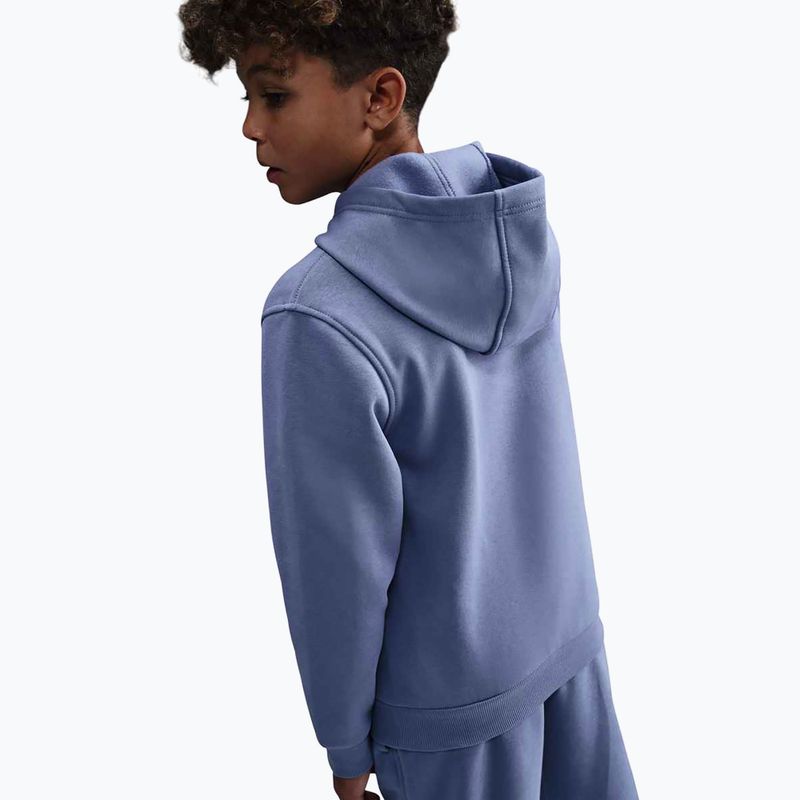Felpa per bambini Nike Sportswear Club Fleece world indigo/white 6