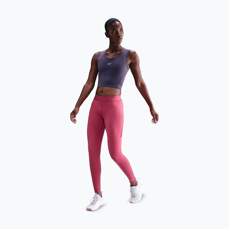 Leggings da allenamento donna Nike Pro Mid-Rise sweet beet/white 2