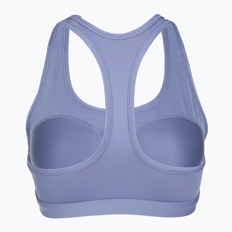 Reggiseno sportivo Nike Swoosh Medium Support world indigo/white 7