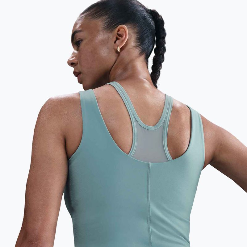 Canotta Nike One Fitted Dri-Fit Cropped cannon/bicoastal da donna per l'allenamento 5