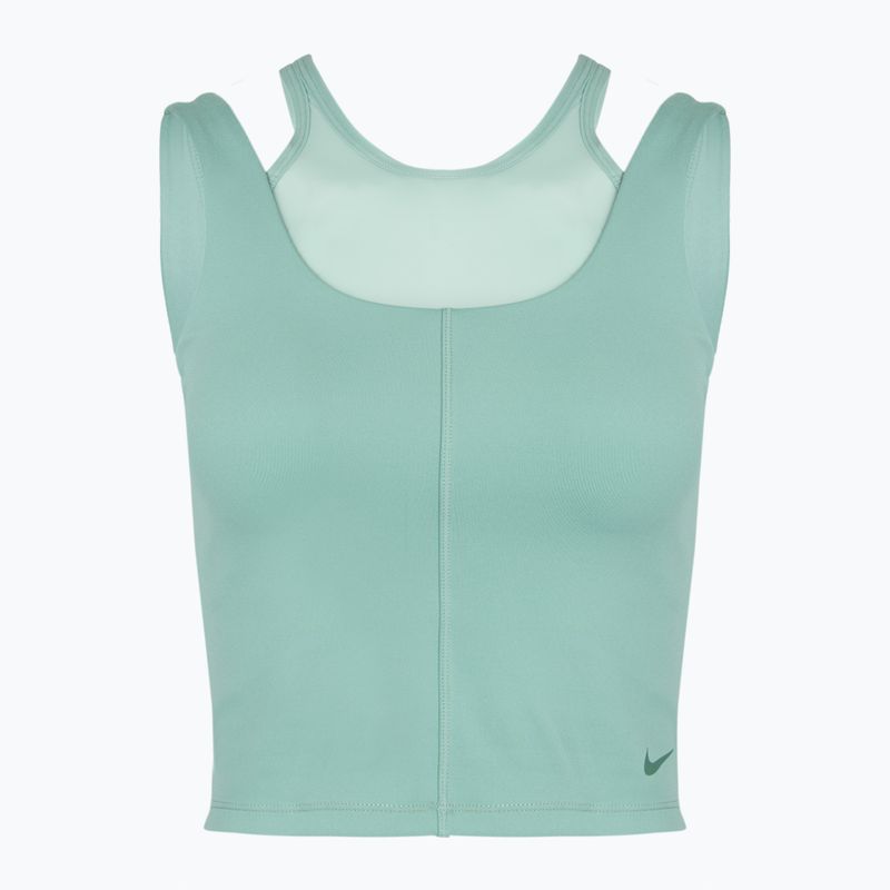 Canotta Nike One Fitted Dri-Fit Cropped cannon/bicoastal da donna per l'allenamento 7