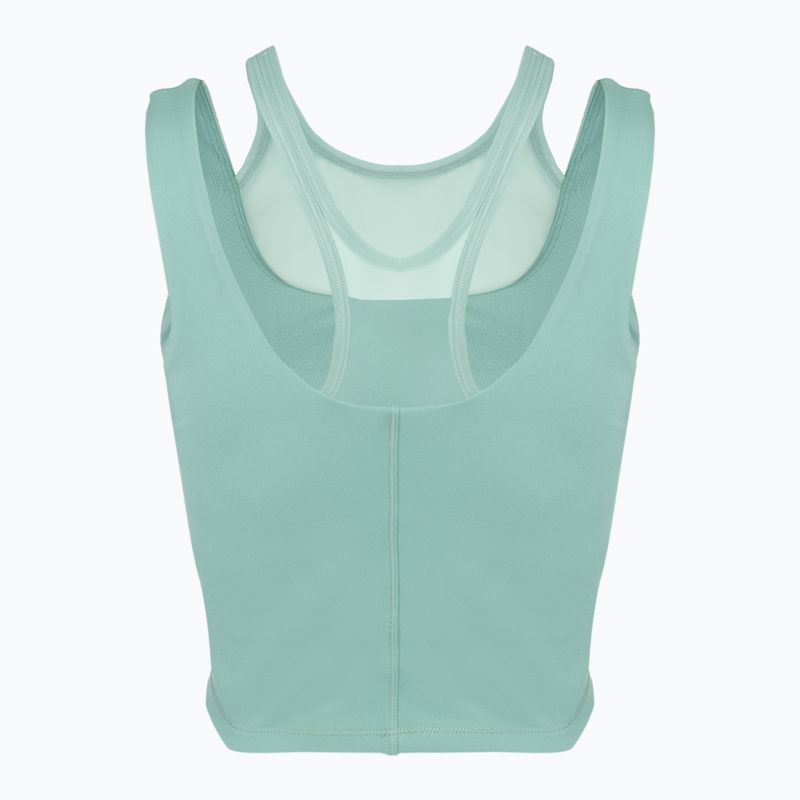 Canotta Nike One Fitted Dri-Fit Cropped cannon/bicoastal da donna per l'allenamento 8