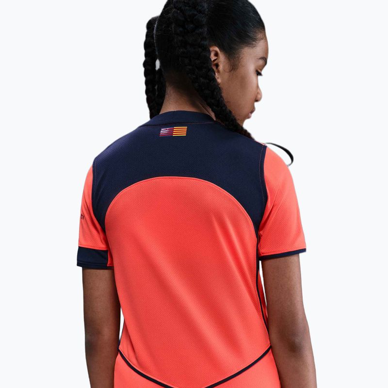 Maglia da calcio junior Nike FC Barcelona 2025/26 Stadium Third Jr bright mango/midnight navy/midnight navy 8