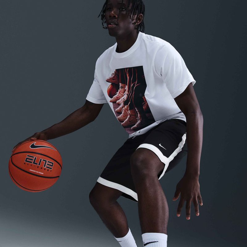 Pantaloncini da basket uomo Nike DNA Academy Dri-FIT 11" black/white/white 5