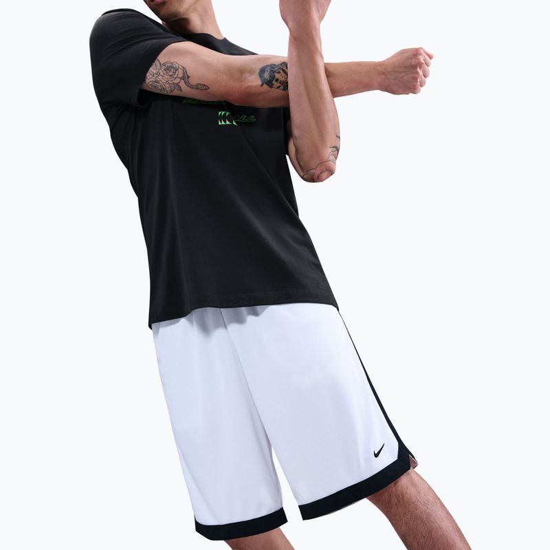 Pantaloncini da basket uomo Nike DNA Academy Dri-FIT 11" white/black/black 5