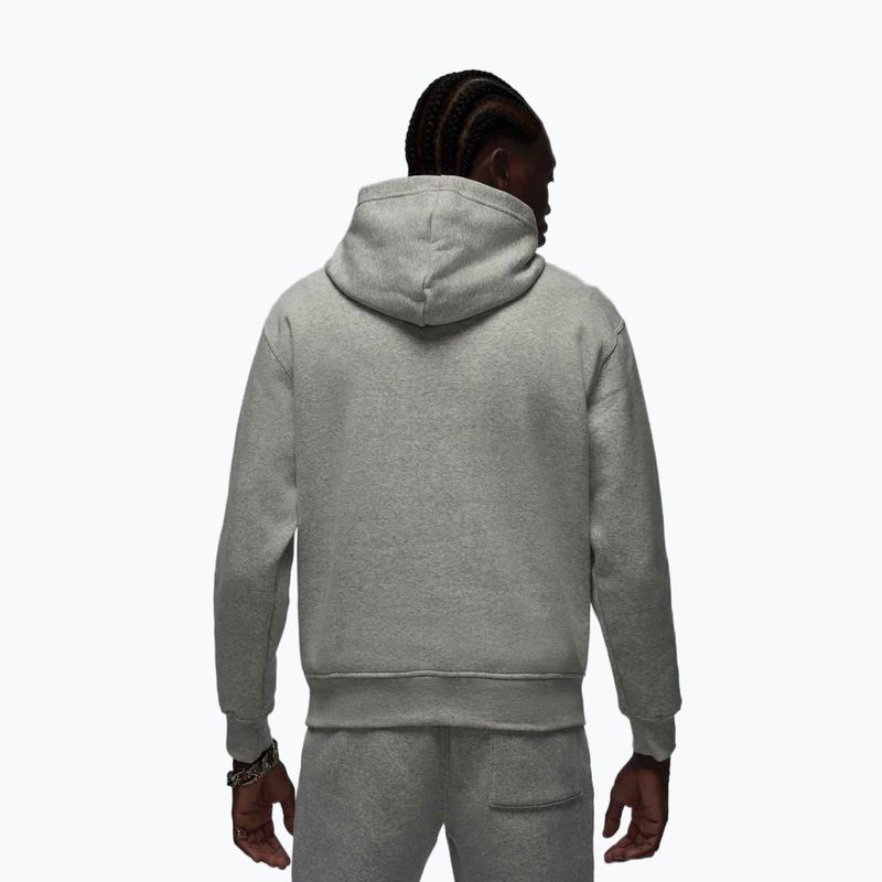 Felpa da uomo Jordan Brooklyn Fleece grey heather/white 3