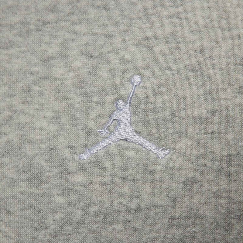 Felpa uomo Nike Jordan Brooklyn Fleece grey heather/white 7