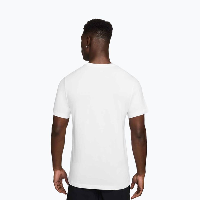 T-shirt uomo Nike Dri-Fit Winning white/black 2