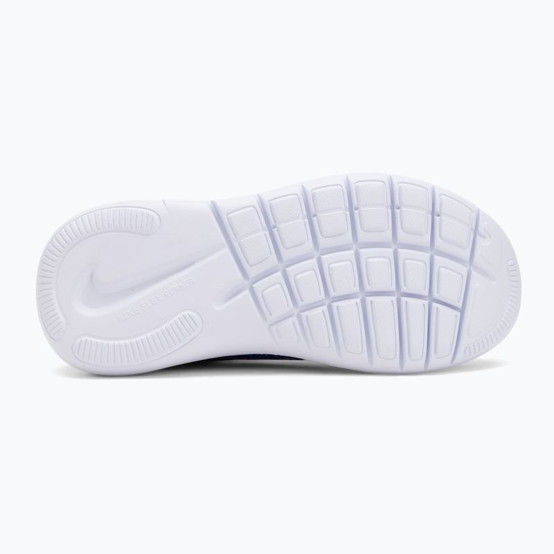 Nike Flex Runner 4, scarpe da bambino, mezzanotte marina, arancione totale e game royal 4