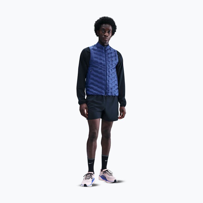 Gilet da corsa uomo Nike Therma-FIT ADV Repel AeroLoft blue void 2