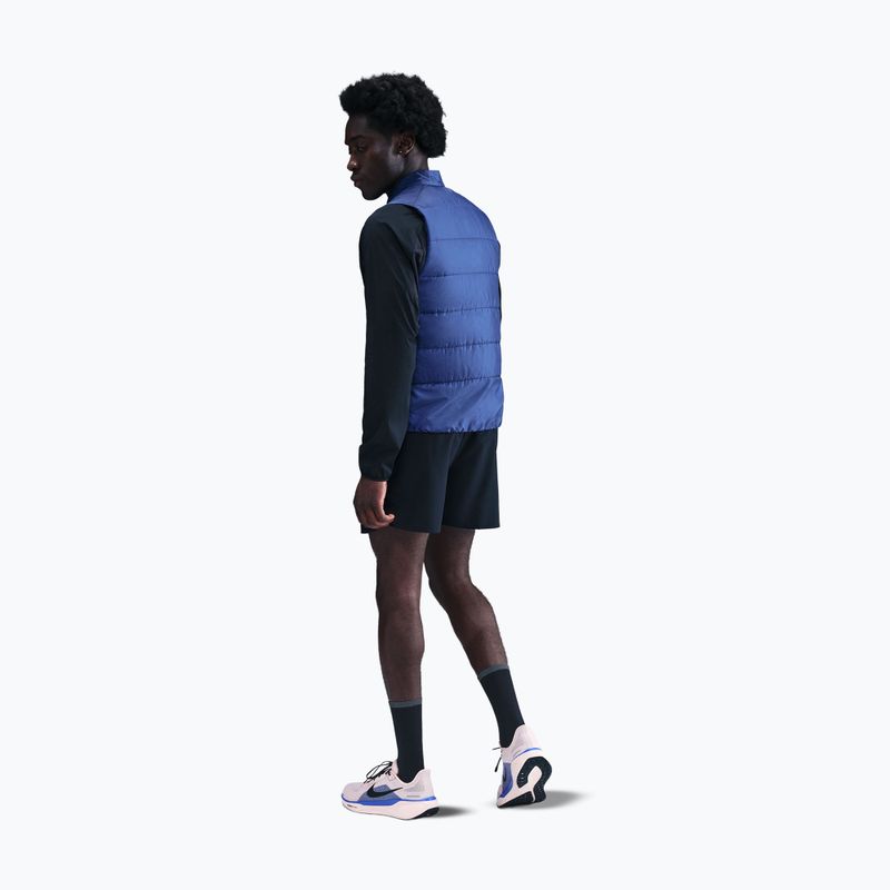 Gilet da corsa uomo Nike Therma-FIT ADV Repel AeroLoft blue void 3