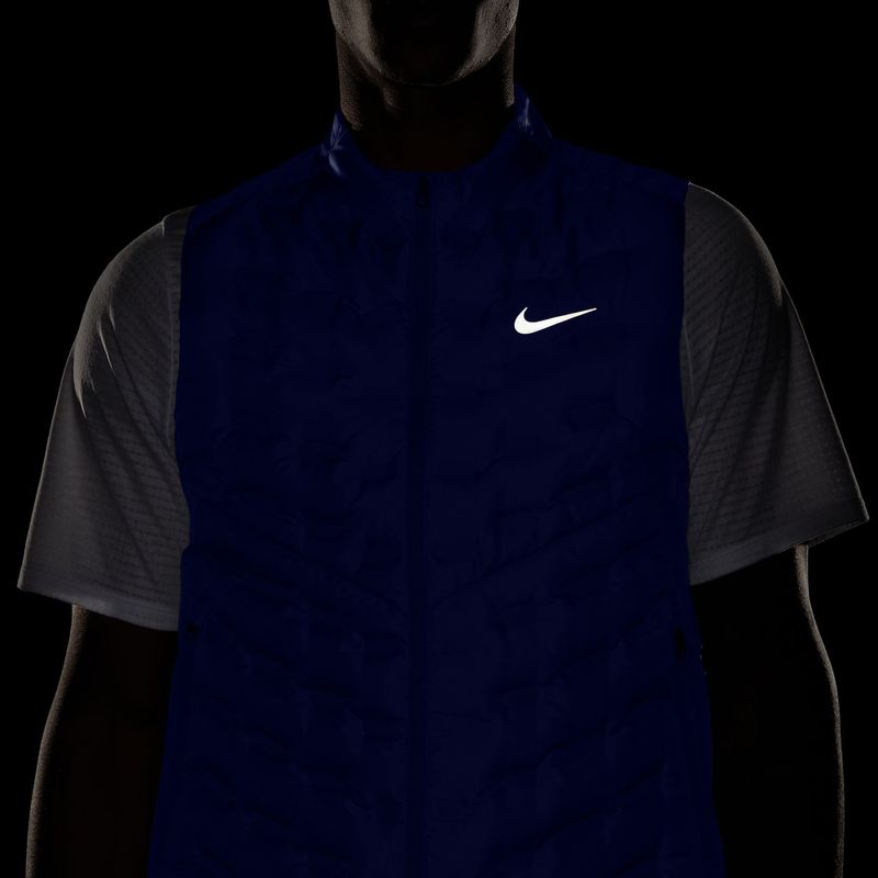 Gilet da corsa uomo Nike Therma-FIT ADV Repel AeroLoft blue void 7