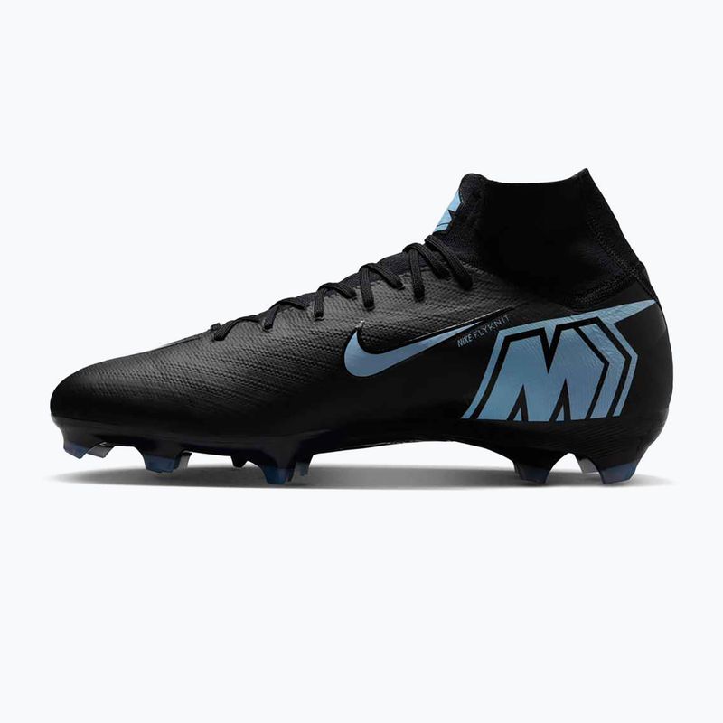Scarpe da calcio uomo Nike Mercurial Superfly 10 Pro FG nero/blu ghiaccio 2