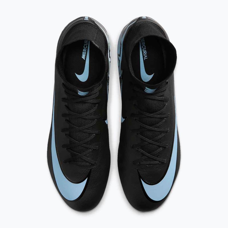 Scarpe da calcio uomo Nike Mercurial Superfly 10 Pro FG nero/blu ghiaccio 5