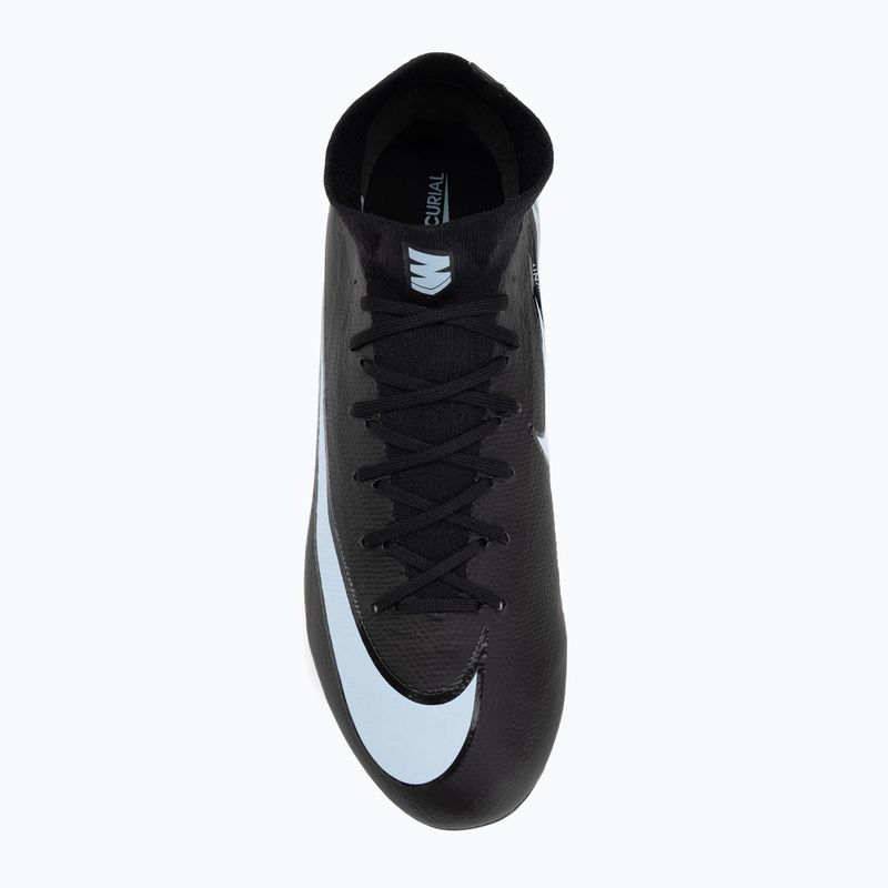 Scarpe da calcio uomo Nike Mercurial Superfly 10 Pro FG nero/blu ghiaccio 5