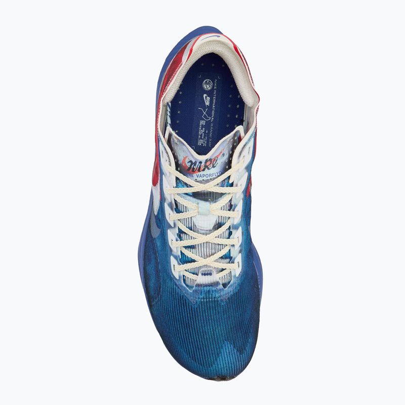 Scarpe da running uomo Nike Vaporfly 4 multi-color/mountain blue/fire red/clear 5
