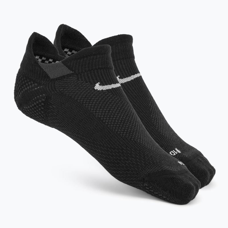 Calzini Nike Running No-Show Wool black/dark smoke grey/light smoke grey