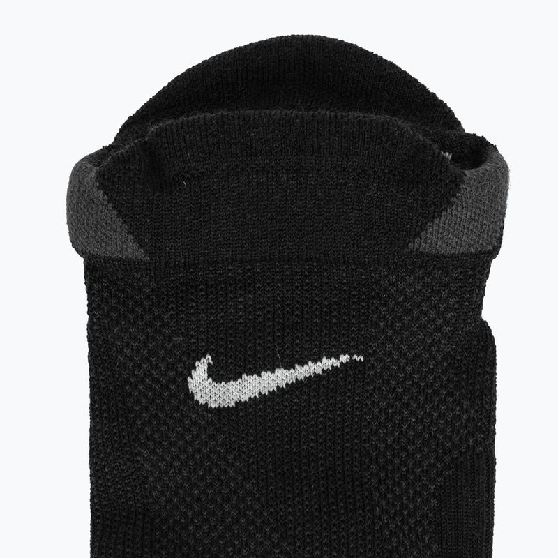 Calzini Nike Running No-Show Wool black/dark smoke grey/light smoke grey 3