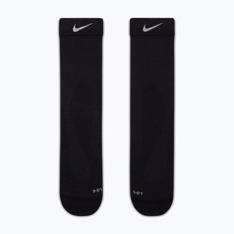 Calze Nike Running Lightweight Wool Crew black/dark smoke grey 2