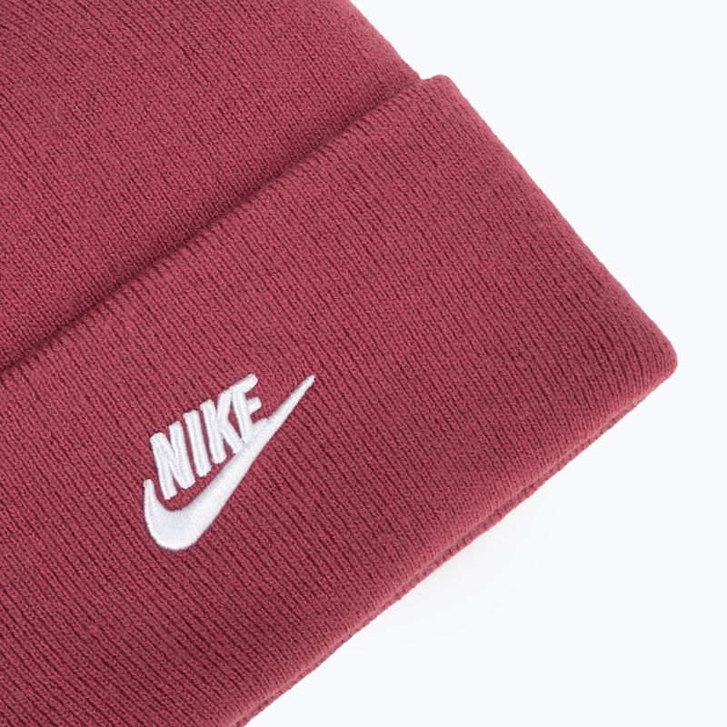 Berretto invernale Nike Peak Futura Beanie sweet beet/white 3