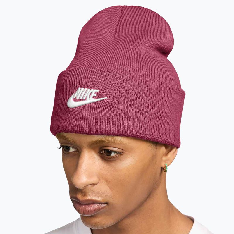 Berretto invernale Nike Peak Futura Beanie sweet beet/white 8